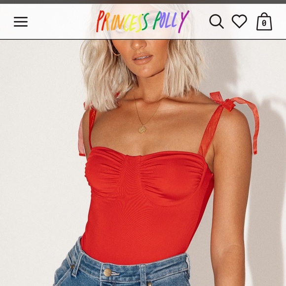 Princess Polly Tops - Princess Polly Jena Bodysuit